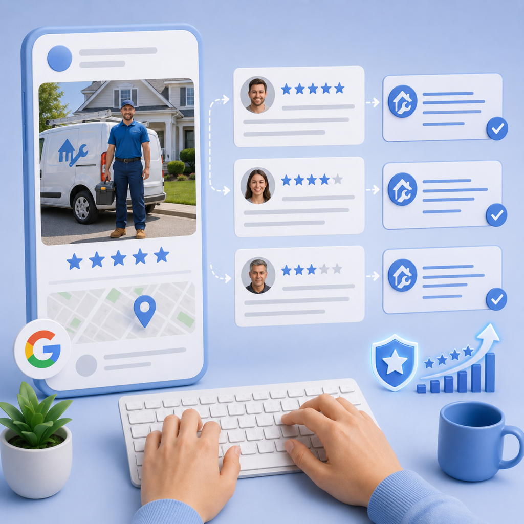 ai4services google reviews reply automation
