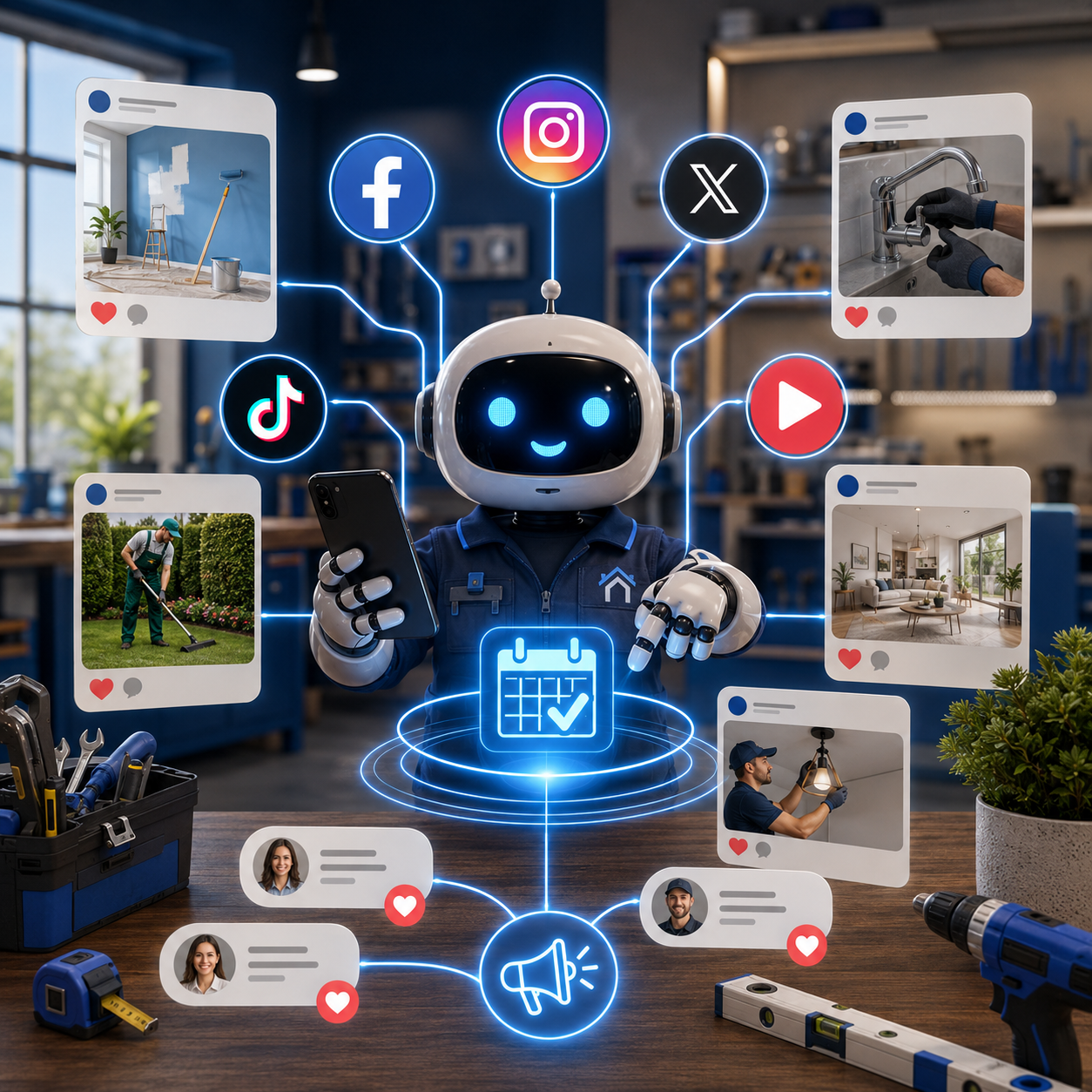 ai4services social media